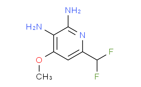 2,3-Diamino-6-(difluoromethyl)-4-methoxypyridine