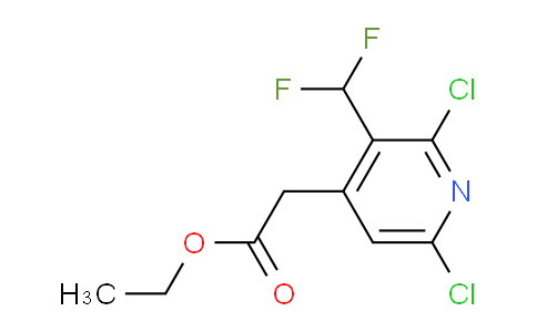 AM137860 | 1804703-63-6 | Ethyl 2,6-dichloro-3-(difluoromethyl)pyridine-4-acetate