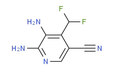 5-Cyano-2,3-diamino-4-(difluoromethyl)pyridine