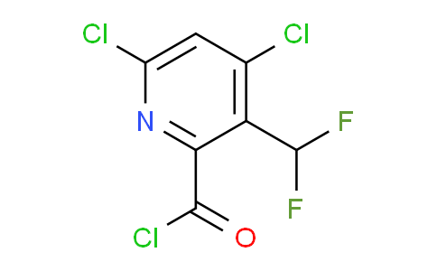 4,6-Dichloro-3-(difluoromethyl)pyridine-2-carbonyl chloride