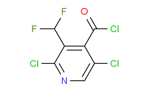 2,5-Dichloro-3-(difluoromethyl)pyridine-4-carbonyl chloride