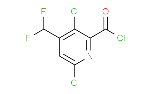3,6-Dichloro-4-(difluoromethyl)pyridine-2-carbonyl chloride
