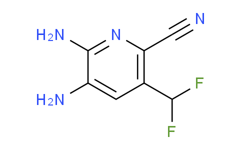 6-Cyano-2,3-diamino-5-(difluoromethyl)pyridine