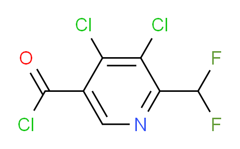 3,4-Dichloro-2-(difluoromethyl)pyridine-5-carbonyl chloride