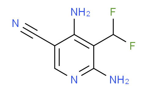 5-Cyano-2,4-diamino-3-(difluoromethyl)pyridine