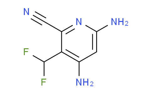 2-Cyano-4,6-diamino-3-(difluoromethyl)pyridine
