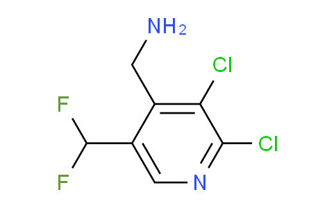 4-(Aminomethyl)-2,3-dichloro-5-(difluoromethyl)pyridine