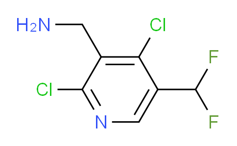3-(Aminomethyl)-2,4-dichloro-5-(difluoromethyl)pyridine