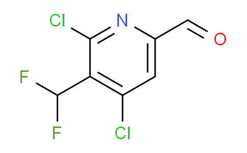 2,4-Dichloro-3-(difluoromethyl)pyridine-6-carboxaldehyde