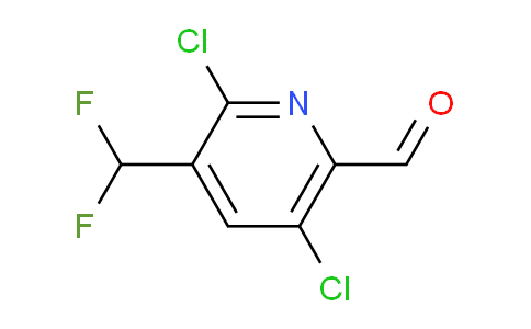 2,5-Dichloro-3-(difluoromethyl)pyridine-6-carboxaldehyde