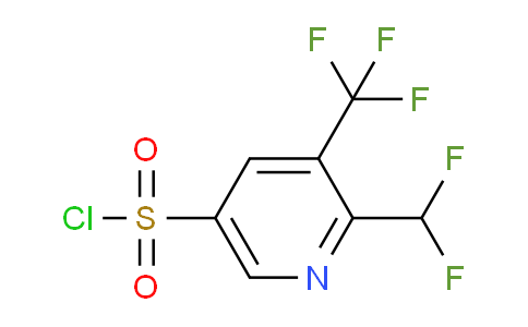 2-(Difluoromethyl)-3-(trifluoromethyl)pyridine-5-sulfonyl chloride