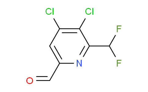 3,4-Dichloro-2-(difluoromethyl)pyridine-6-carboxaldehyde