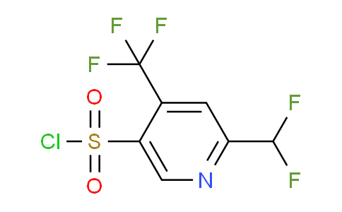 2-(Difluoromethyl)-4-(trifluoromethyl)pyridine-5-sulfonyl chloride