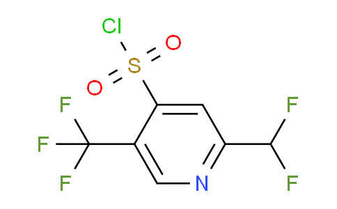 2-(Difluoromethyl)-5-(trifluoromethyl)pyridine-4-sulfonyl chloride