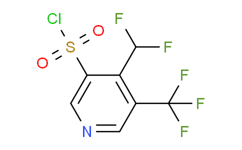 AM137956 | 1806810-95-6 | 4-(Difluoromethyl)-3-(trifluoromethyl)pyridine-5-sulfonyl chloride