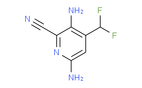 2-Cyano-3,6-diamino-4-(difluoromethyl)pyridine