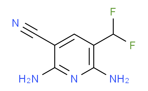 3-Cyano-2,6-diamino-5-(difluoromethyl)pyridine
