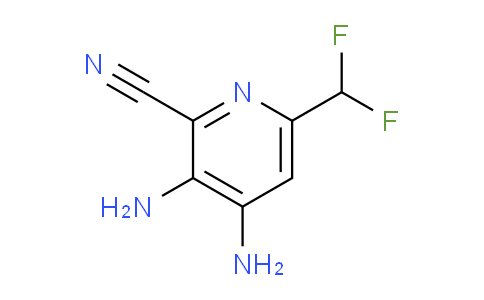 2-Cyano-3,4-diamino-6-(difluoromethyl)pyridine
