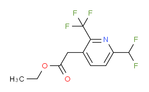 AM138001 | 1805232-57-8 | Ethyl 6-(difluoromethyl)-2-(trifluoromethyl)pyridine-3-acetate