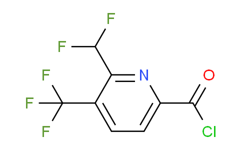 AM138012 | 1805009-47-5 | 2-(Difluoromethyl)-3-(trifluoromethyl)pyridine-6-carbonyl chloride