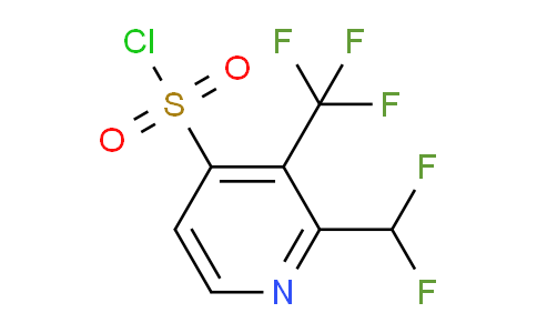 2-(Difluoromethyl)-3-(trifluoromethyl)pyridine-4-sulfonyl chloride