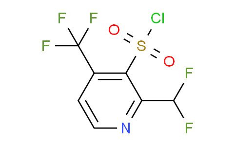 2-(Difluoromethyl)-4-(trifluoromethyl)pyridine-3-sulfonyl chloride