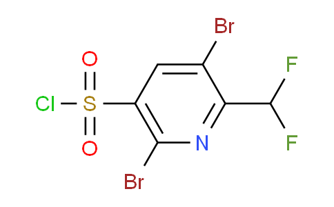 AM138055 | 1806802-31-2 | 3,6-Dibromo-2-(difluoromethyl)pyridine-5-sulfonyl chloride