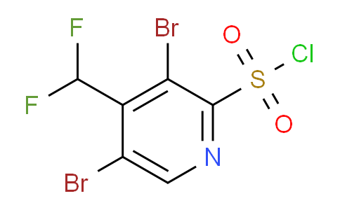AM138060 | 1805331-23-0 | 3,5-Dibromo-4-(difluoromethyl)pyridine-2-sulfonyl chloride