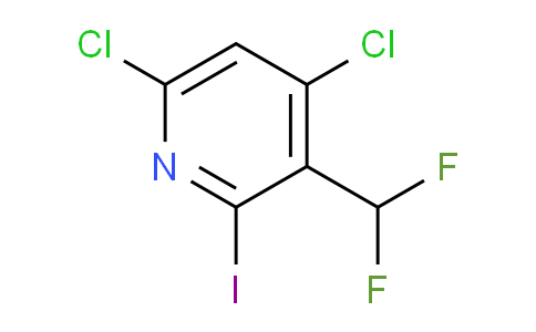 4,6-Dichloro-3-(difluoromethyl)-2-iodopyridine