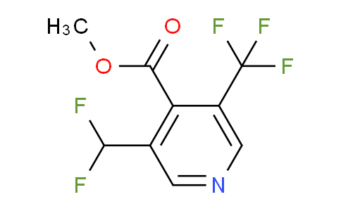 Methyl 3-(difluoromethyl)-5-(trifluoromethyl)pyridine-4-carboxylate