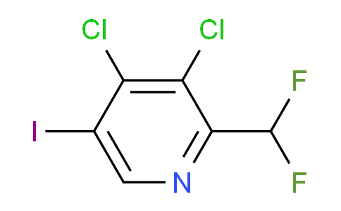 3,4-Dichloro-2-(difluoromethyl)-5-iodopyridine