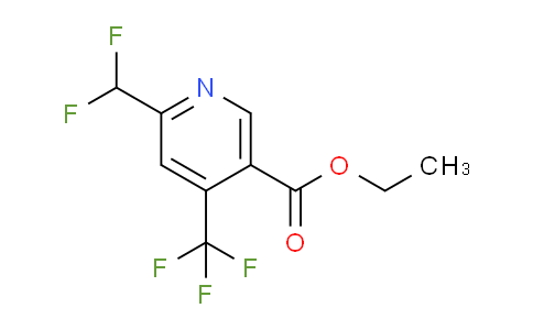 Ethyl 2-(difluoromethyl)-4-(trifluoromethyl)pyridine-5-carboxylate