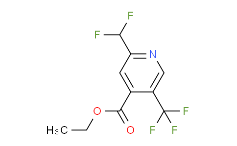 Ethyl 2-(difluoromethyl)-5-(trifluoromethyl)pyridine-4-carboxylate