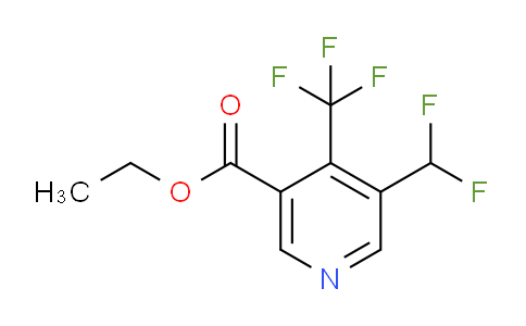 AM138088 | 1806859-17-5 | Ethyl 3-(difluoromethyl)-4-(trifluoromethyl)pyridine-5-carboxylate
