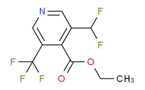 AM138090 | 1805946-47-7 | Ethyl 3-(difluoromethyl)-5-(trifluoromethyl)pyridine-4-carboxylate
