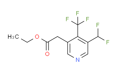 AM138100 | 1806809-30-2 | Ethyl 3-(difluoromethyl)-4-(trifluoromethyl)pyridine-5-acetate