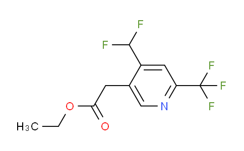 AM138105 | 1806809-54-0 | Ethyl 4-(difluoromethyl)-2-(trifluoromethyl)pyridine-5-acetate