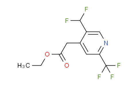 AM138107 | 1805951-31-8 | Ethyl 5-(difluoromethyl)-2-(trifluoromethyl)pyridine-4-acetate