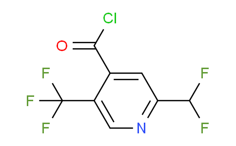 2-(Difluoromethyl)-5-(trifluoromethyl)pyridine-4-carbonyl chloride