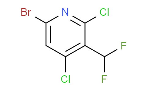 6-Bromo-2,4-dichloro-3-(difluoromethyl)pyridine
