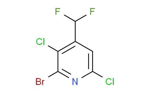 2-Bromo-3,6-dichloro-4-(difluoromethyl)pyridine