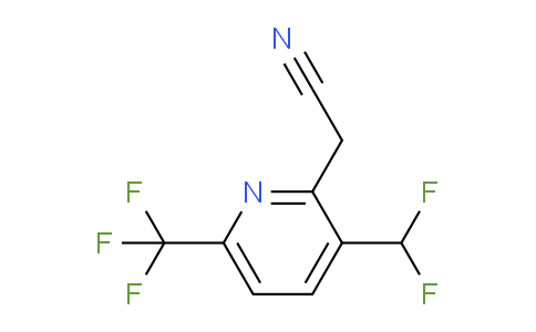AM138129 | 1805008-47-2 | 3-(Difluoromethyl)-6-(trifluoromethyl)pyridine-2-acetonitrile