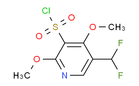 5-(Difluoromethyl)-2,4-dimethoxypyridine-3-sulfonyl chloride