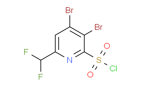 AM138152 | 1806802-34-5 | 3,4-Dibromo-6-(difluoromethyl)pyridine-2-sulfonyl chloride