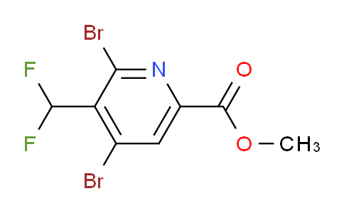 AM138162 | 1804706-89-5 | Methyl 2,4-dibromo-3-(difluoromethyl)pyridine-6-carboxylate