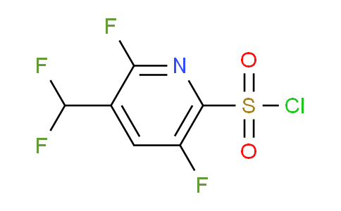 2,5-Difluoro-3-(difluoromethyl)pyridine-6-sulfonyl chloride
