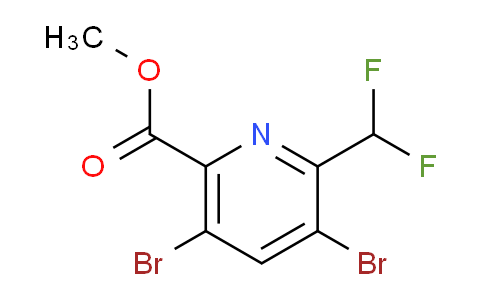 AM138179 | 1805968-24-4 | Methyl 3,5-dibromo-2-(difluoromethyl)pyridine-6-carboxylate