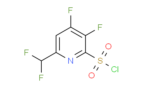 3,4-Difluoro-6-(difluoromethyl)pyridine-2-sulfonyl chloride