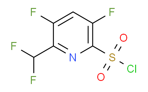 3,5-Difluoro-2-(difluoromethyl)pyridine-6-sulfonyl chloride