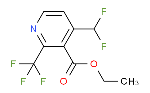 AM138191 | 1804446-25-0 | Ethyl 4-(difluoromethyl)-2-(trifluoromethyl)pyridine-3-carboxylate